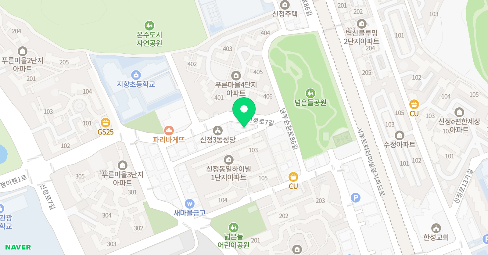 목동주니어랩 학원 위치