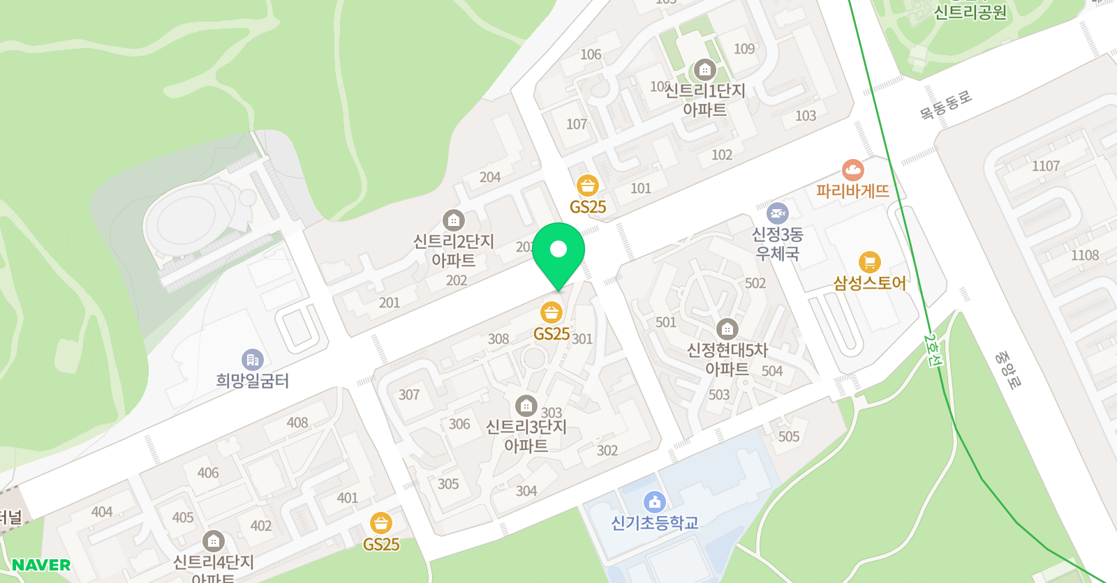 뮤아센 미술 신트리 위치