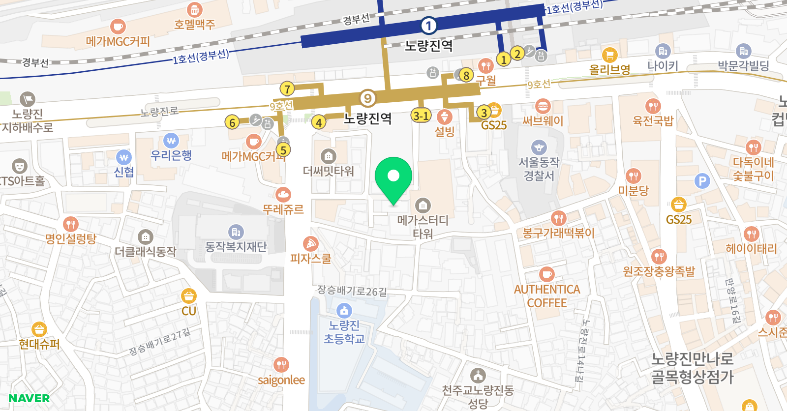 더블에스 관리형 독서실 위치