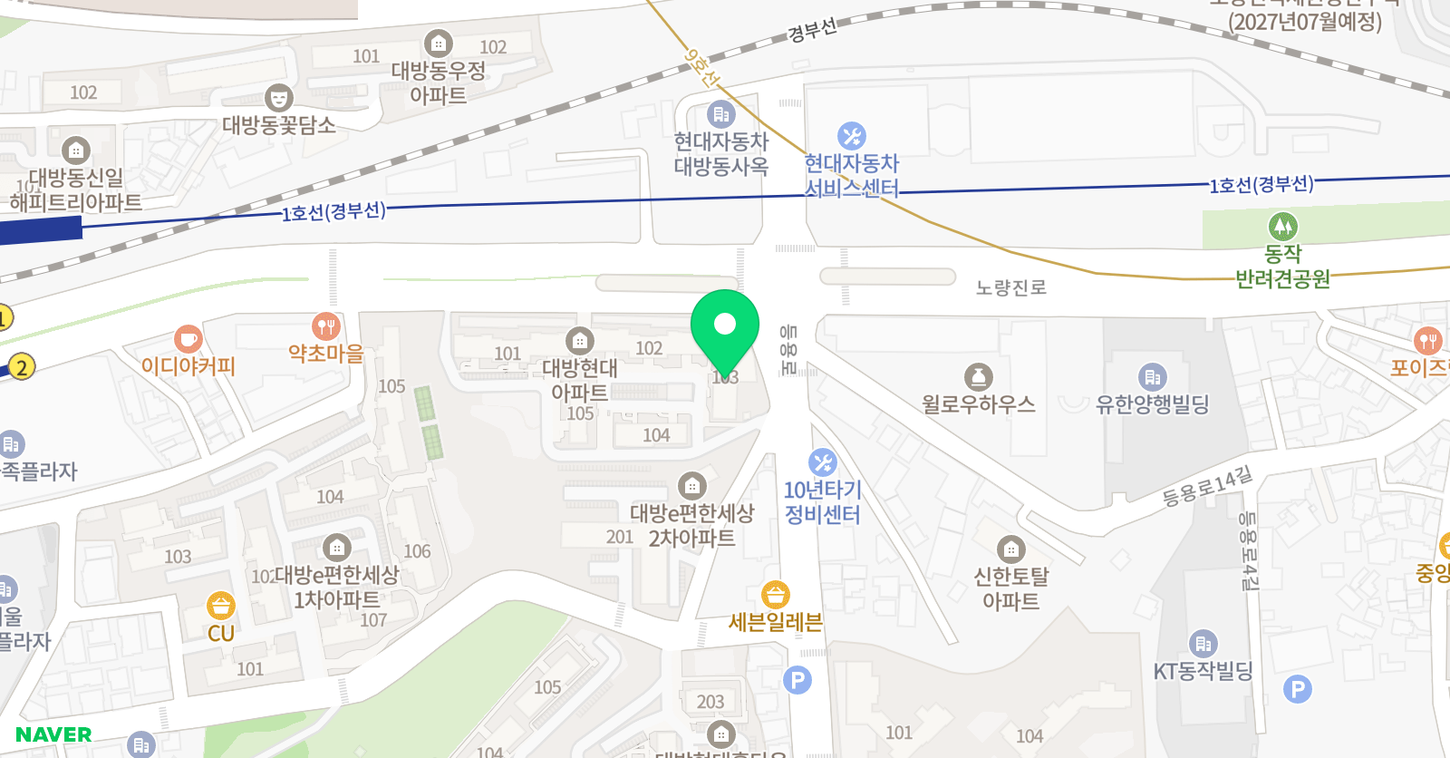 스마트해법 수학영어 참누리학원 위치