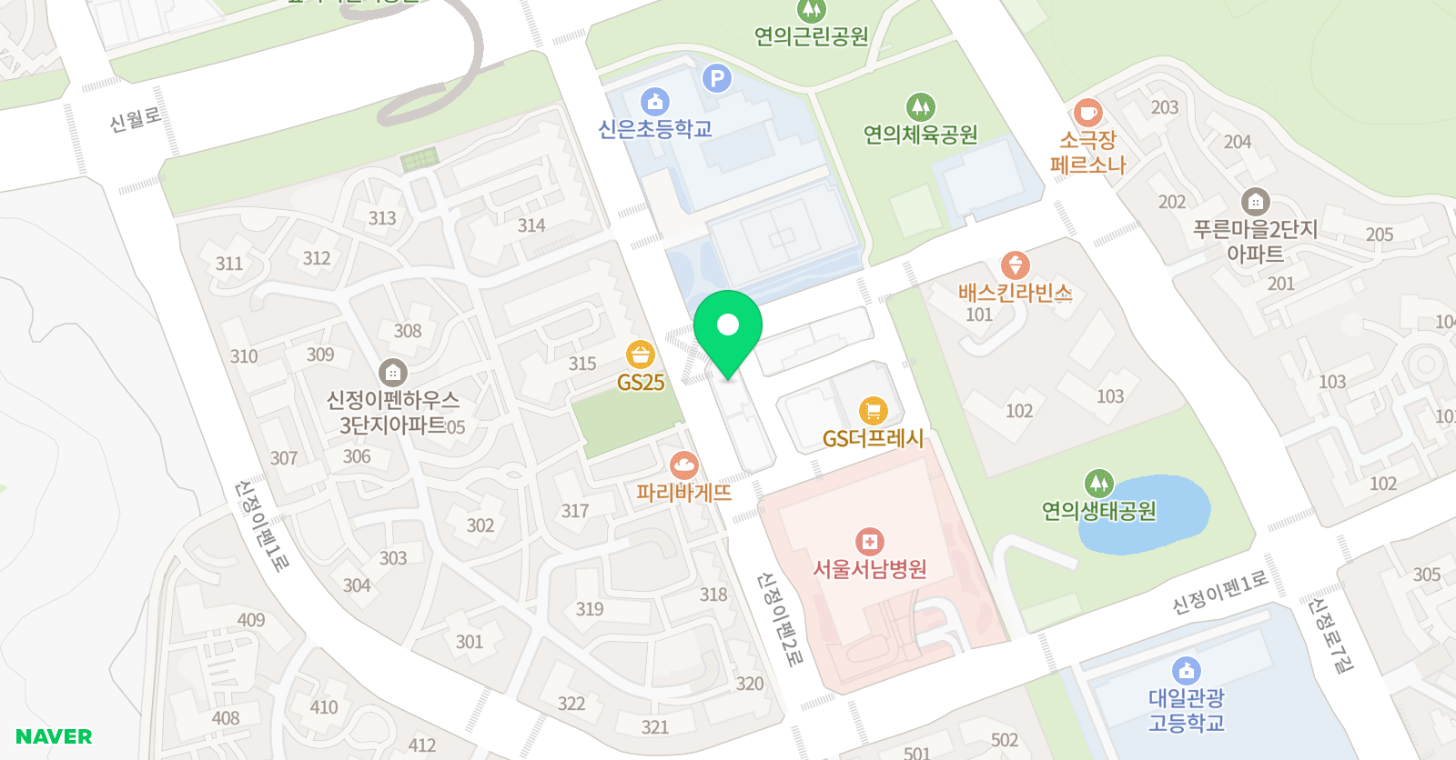 브레인놀이터 매쓰앤플레이학원 위치