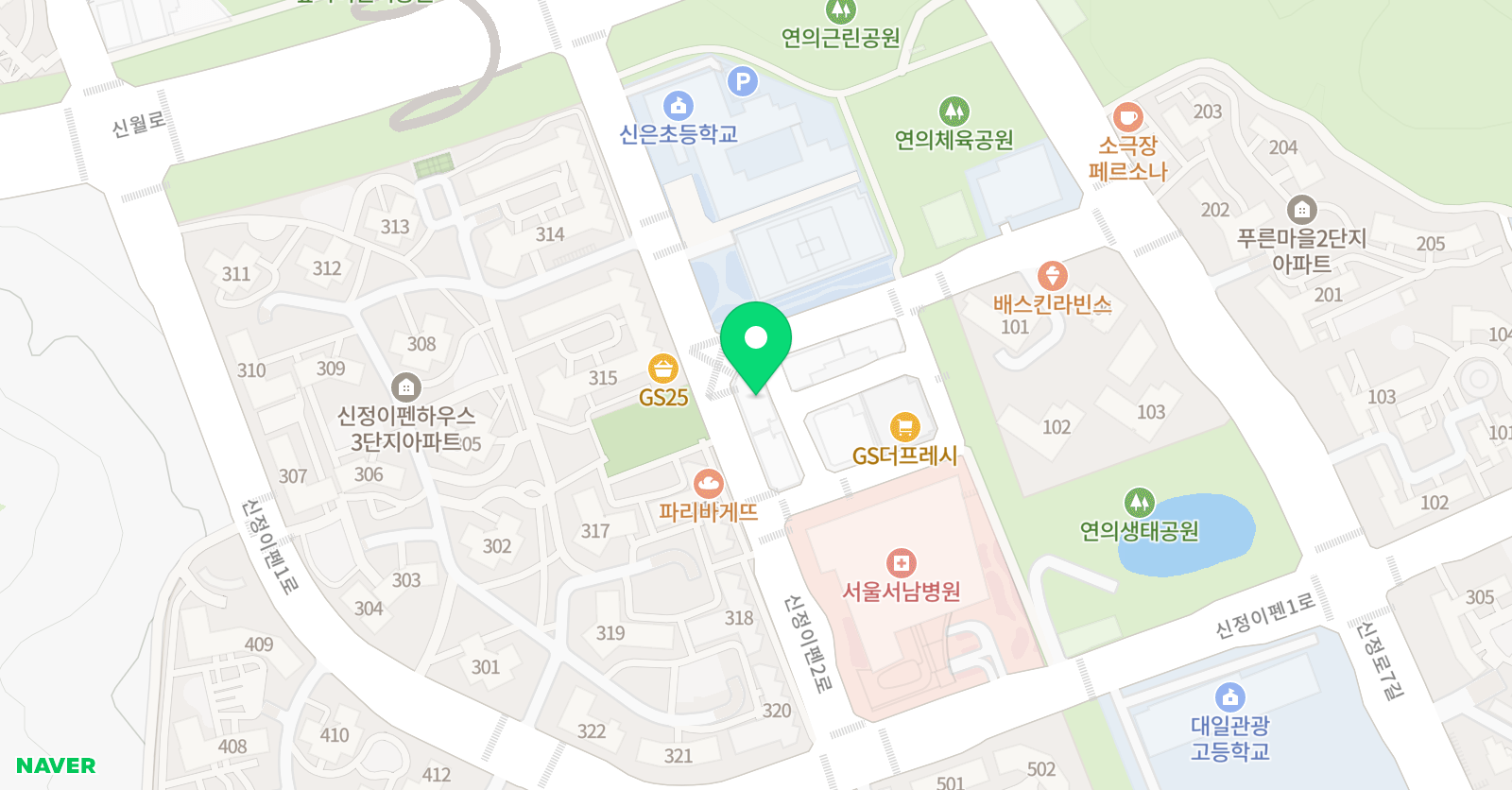 더생각나무 수학교습소 위치
