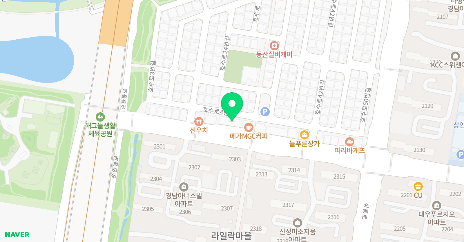 석사용인대석천 태권도 위치
