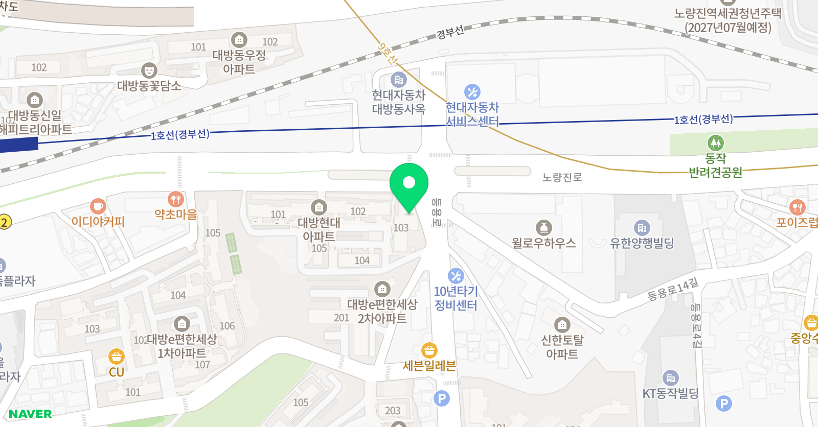 아트에이 미술학원 위치