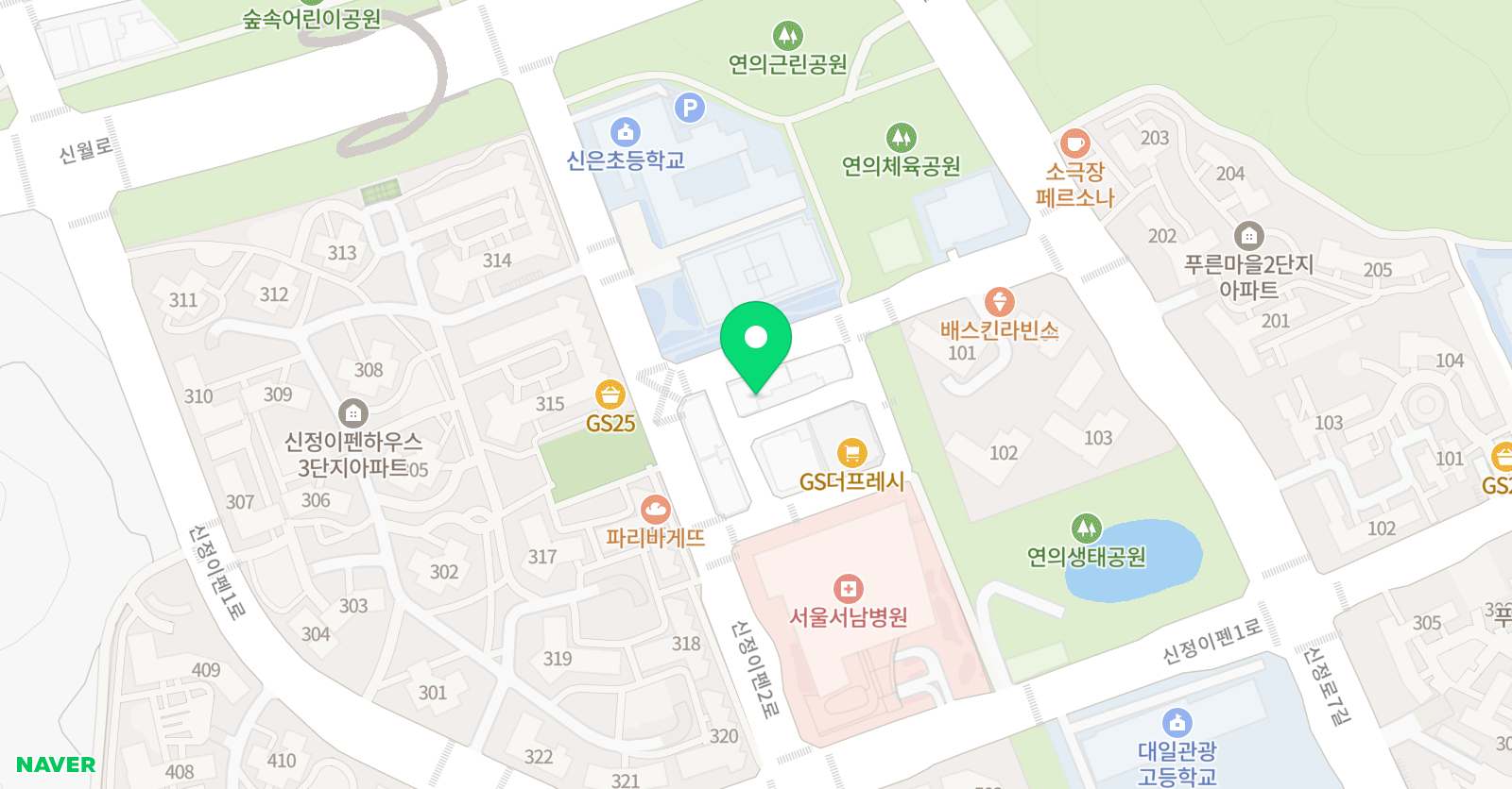 엘리트 태권도 위치