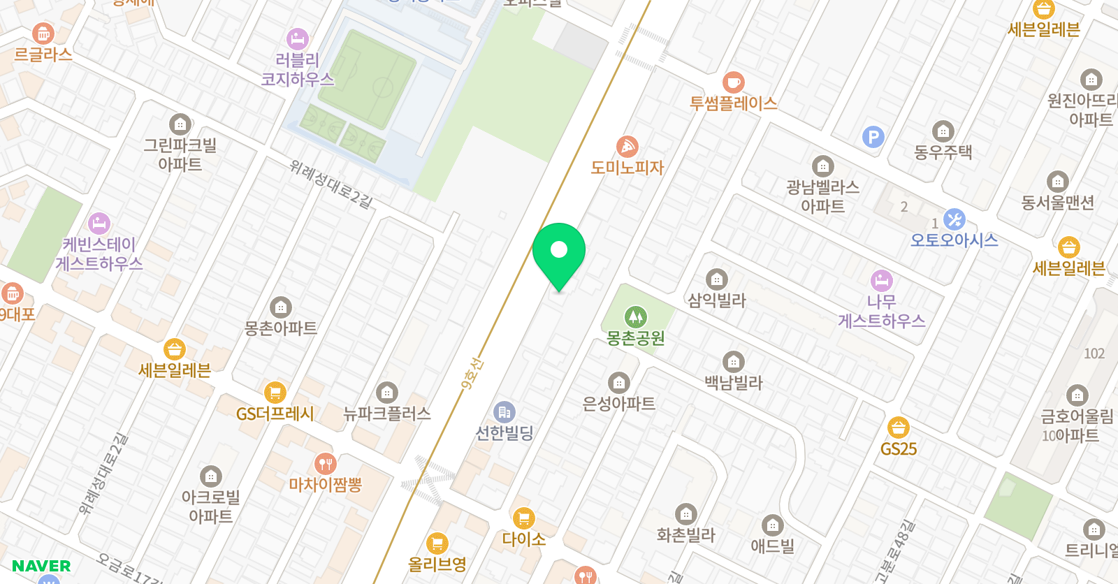 아이씨케이 초등관 위치