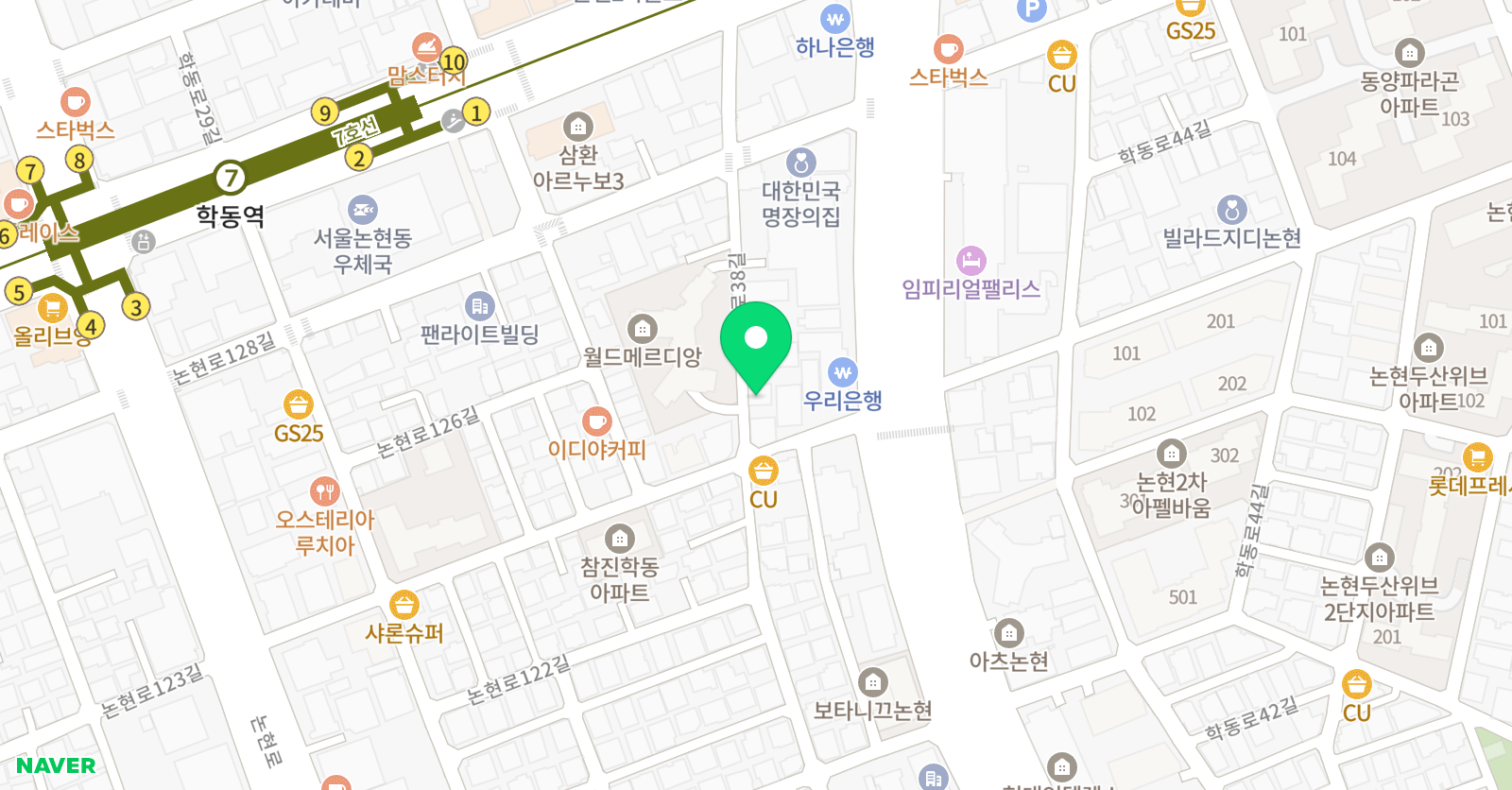 피비알 배드민턴센터 위치