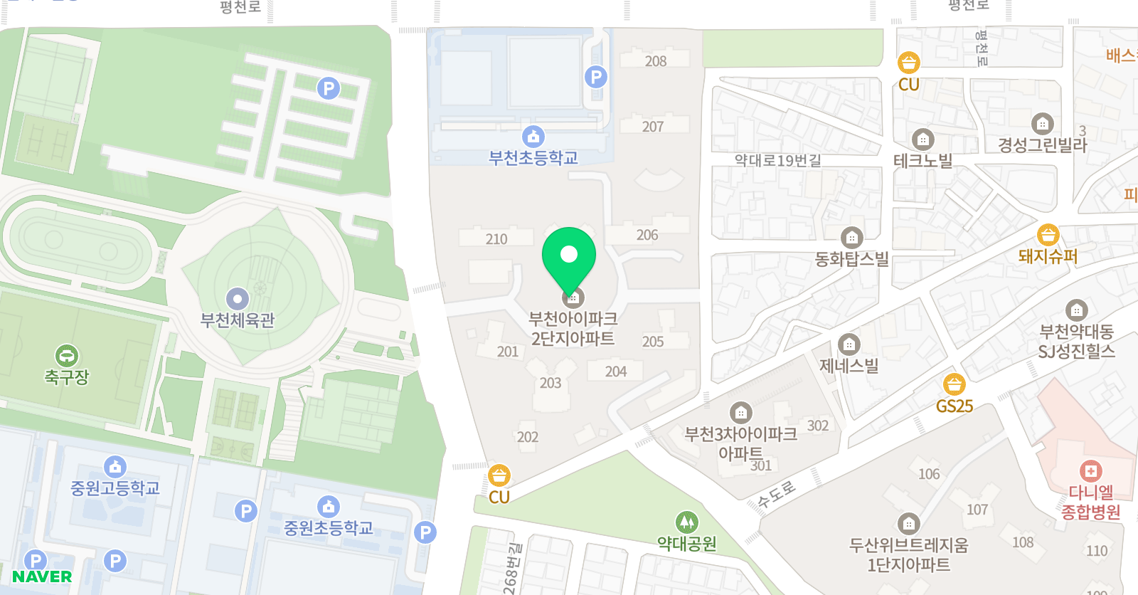 유니잉글리쉬매쓰 보습학원 위치