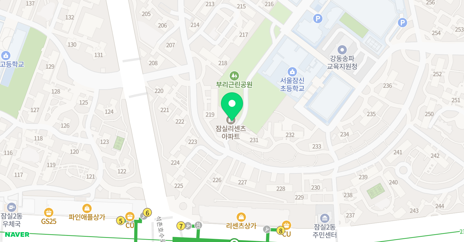 경희대 티앤티 태권도 위치