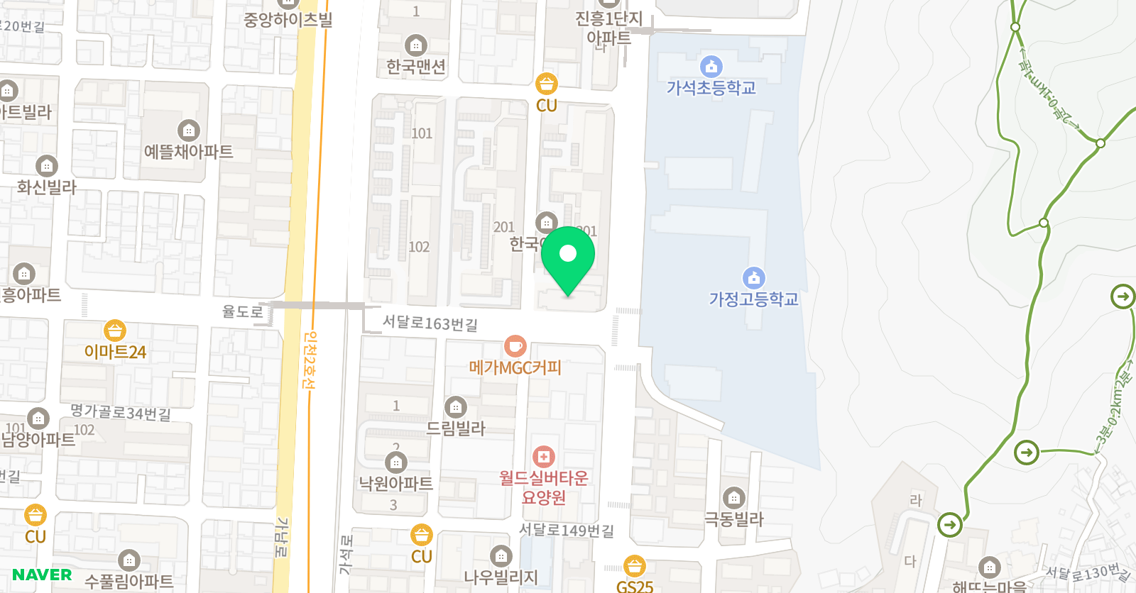 오샘 수학 위치