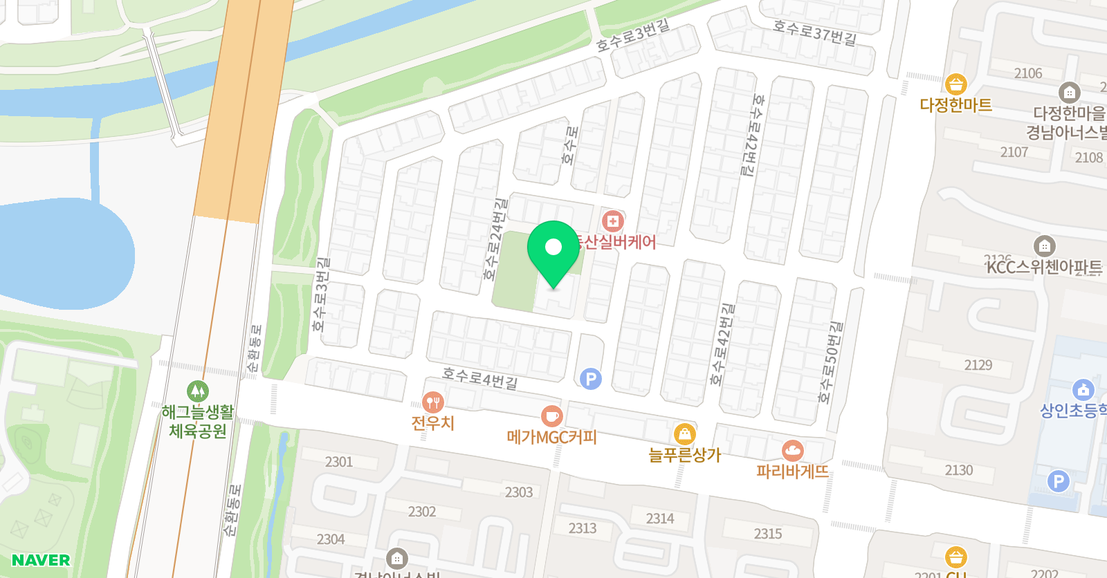 알티오라 영어학원 부천상동점 위치