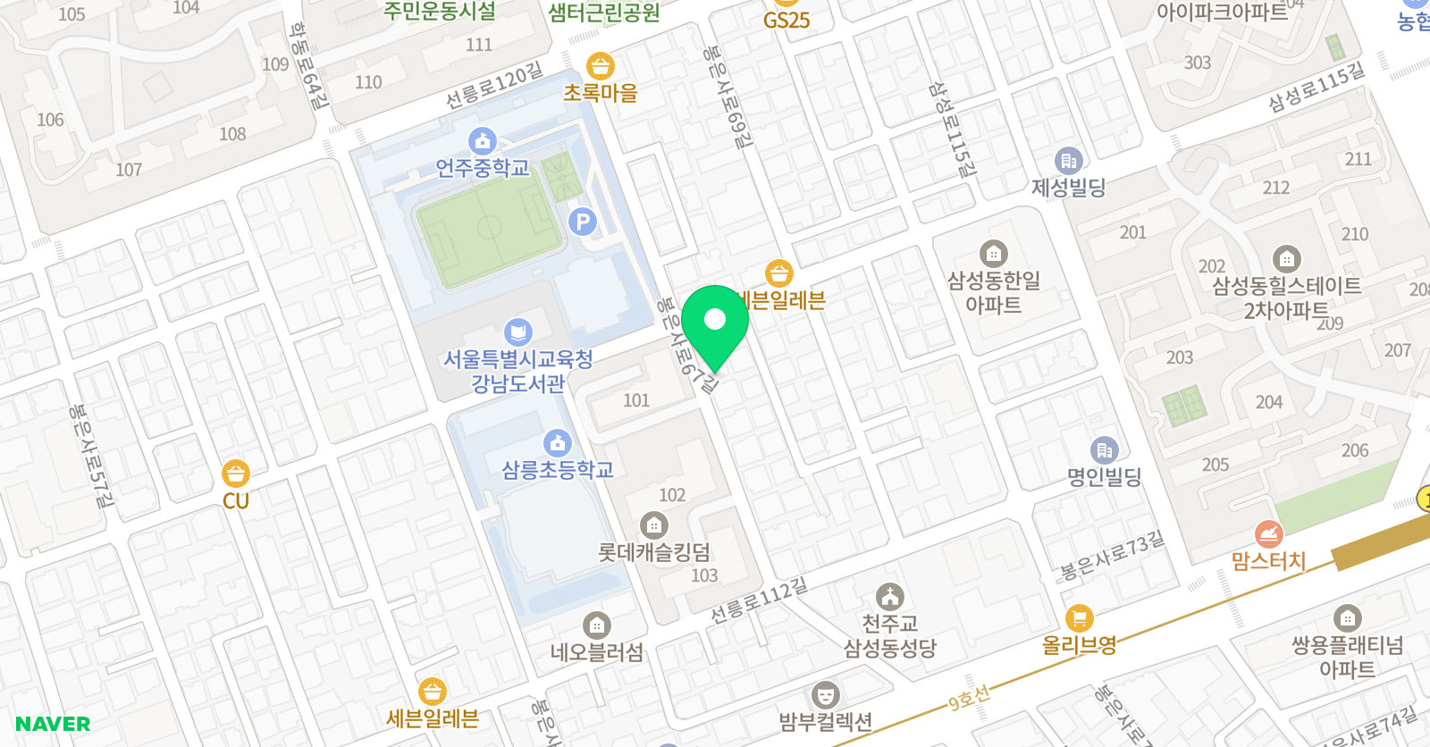 WJS 아트스튜디오 위치