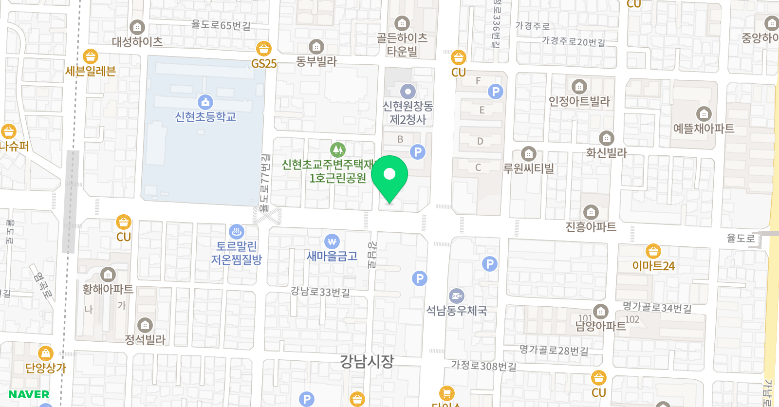 상지 학원 위치