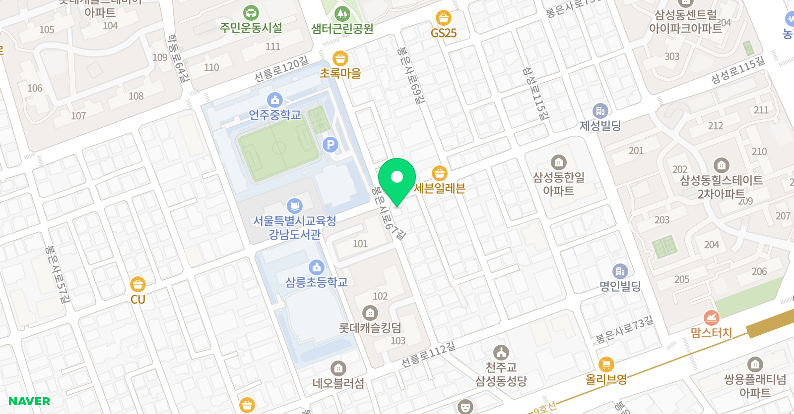 토킹클럽 어학원 강남삼성캠퍼스 위치