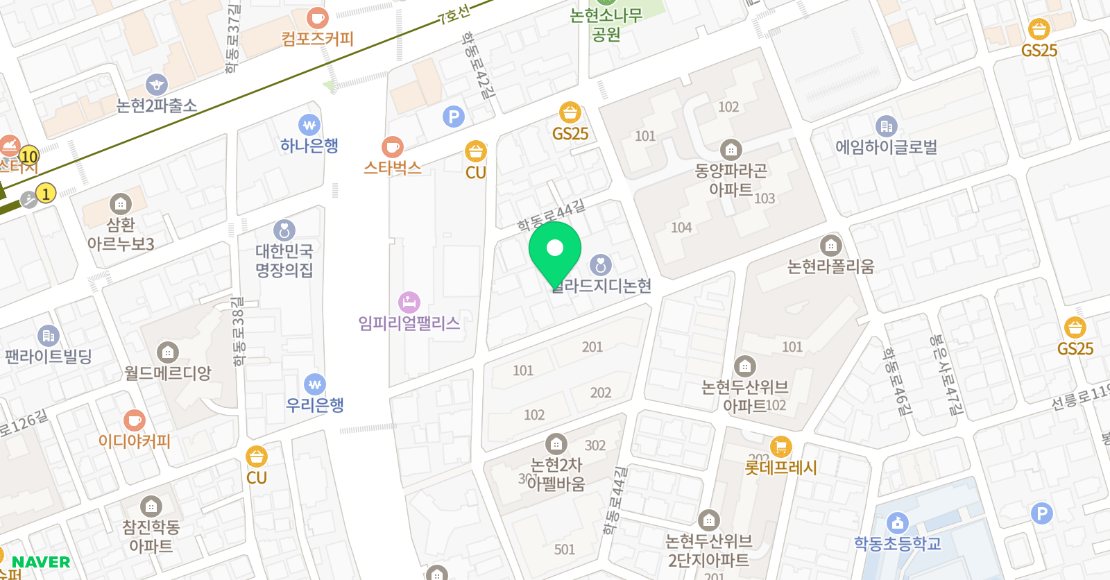 와이키키짐 위치