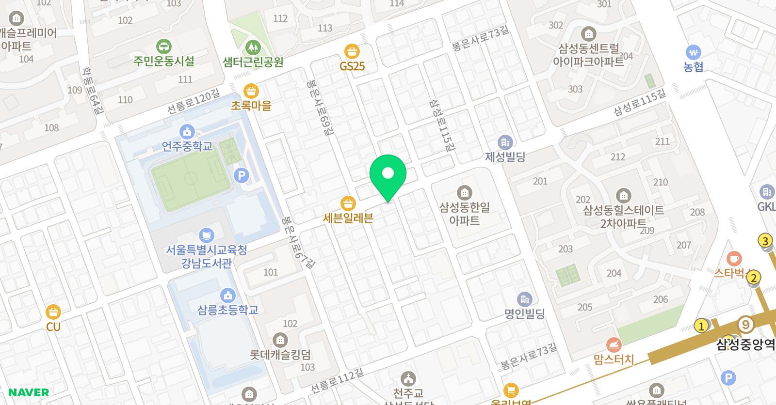 은혜 피아노 위치