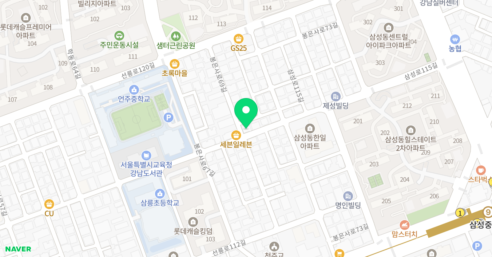 IYOVIA KOREA 위치