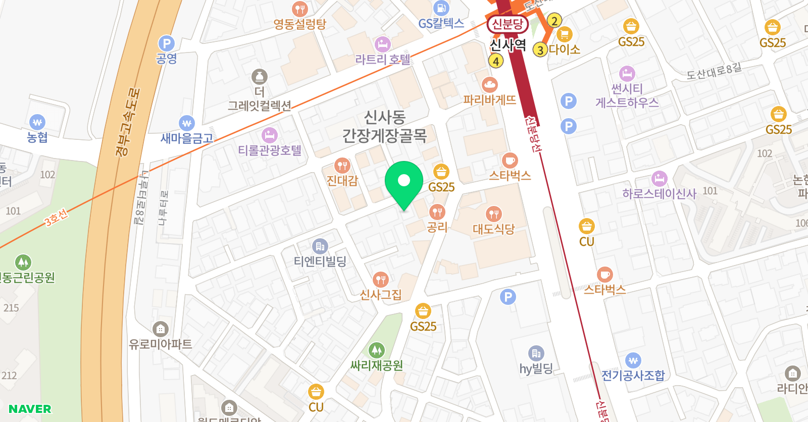 레슨포케이 아트연기학원 위치