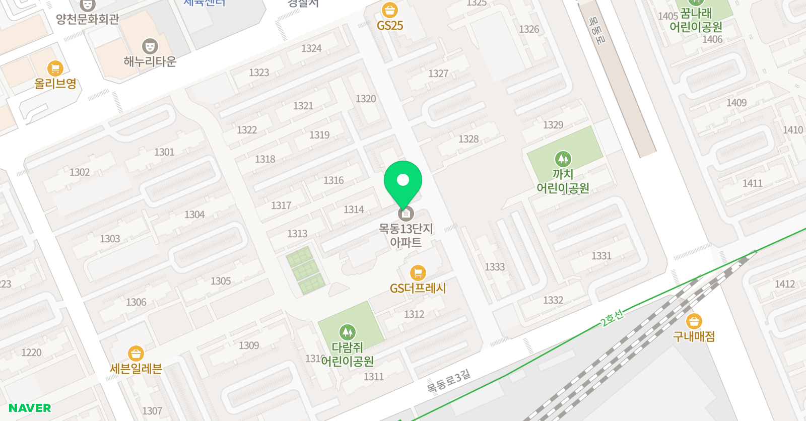플레이팩토 수학학원 목동13단지 위치