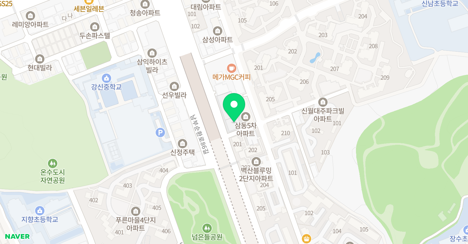 엠베스트SE 신정뉴타운점 위치