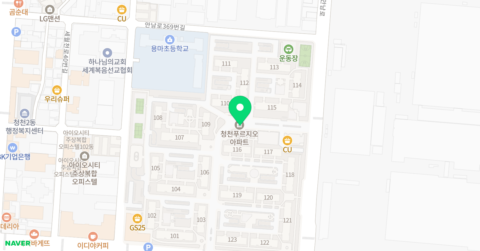 청천 동그라미독서논술 교습소 위치