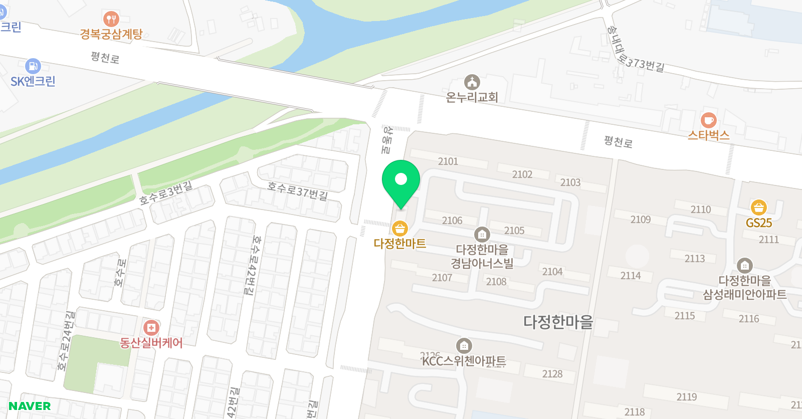 다정한이화 피아노레슨 음악교습소 위치