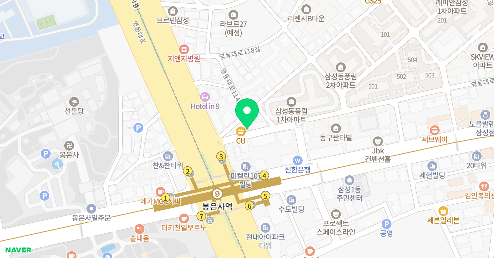 쎈 아카데미 위치