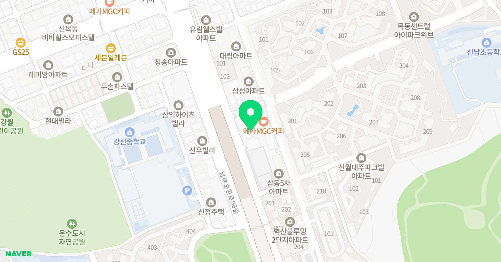정원 국어학원 위치