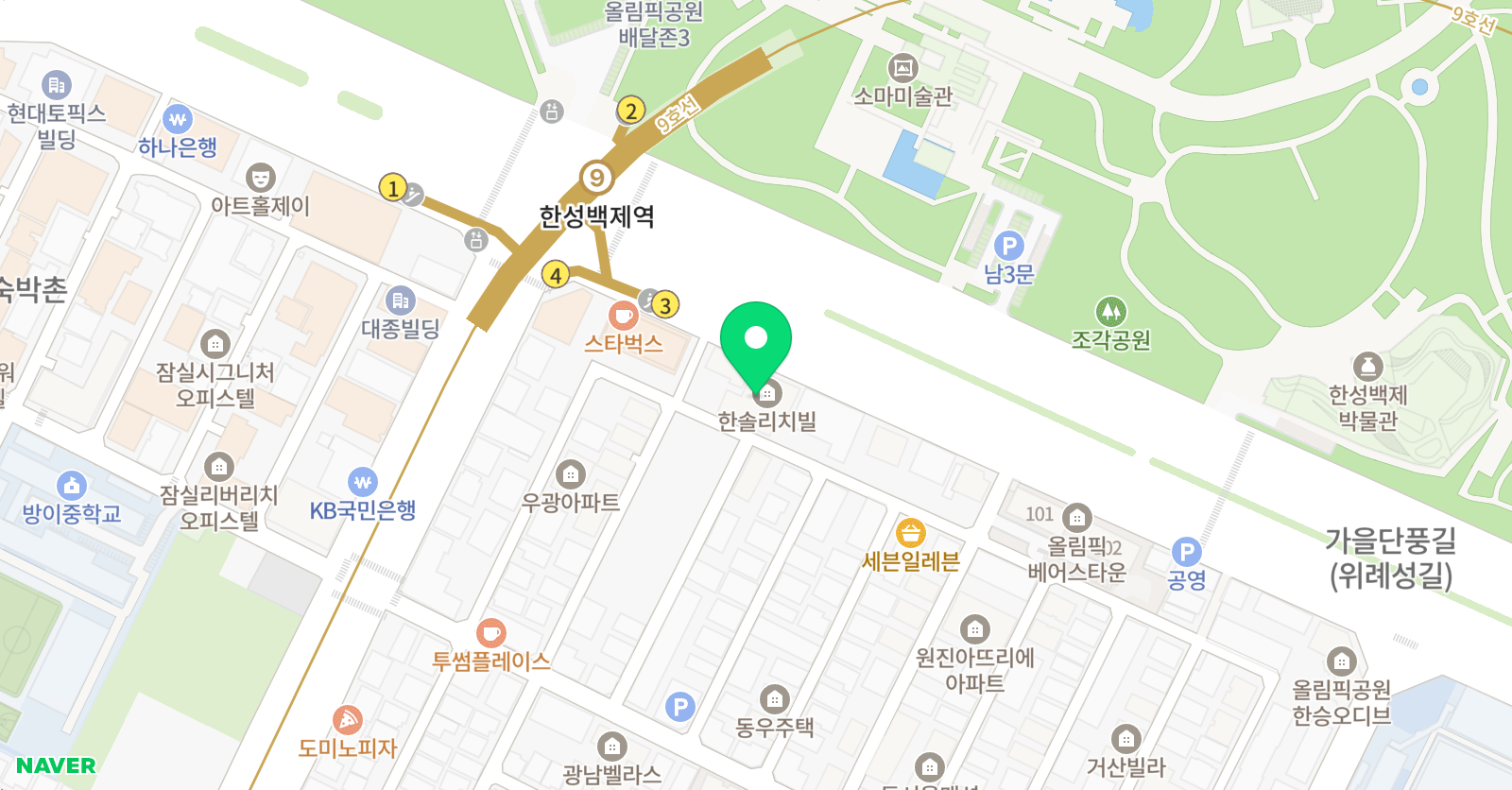 야마하 음악교실 송파센터 위치