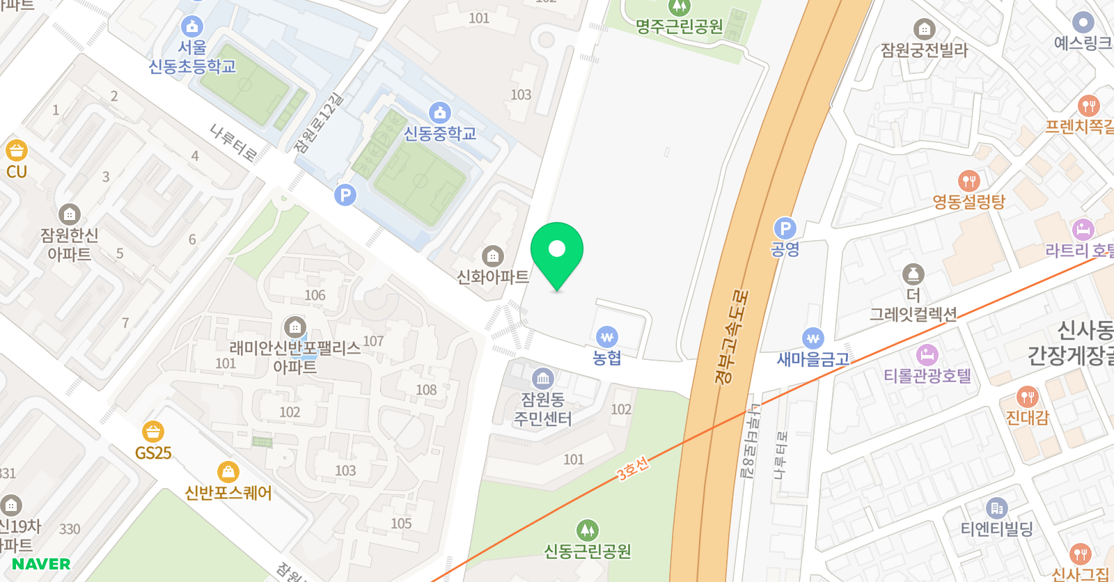 CEC 영어학원 위치