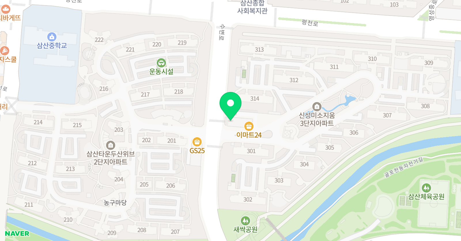 고대 영어학원 위치