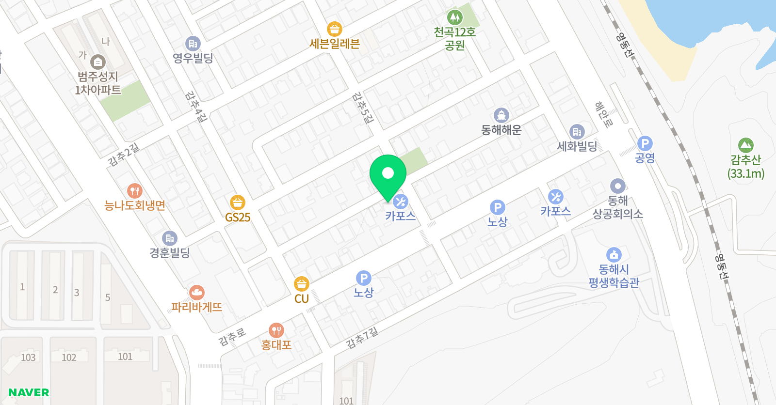 메르시 피아노음악학원 위치