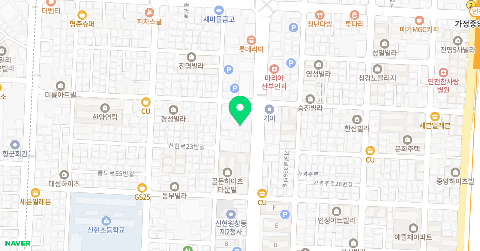 정무태권도장 본관 위치