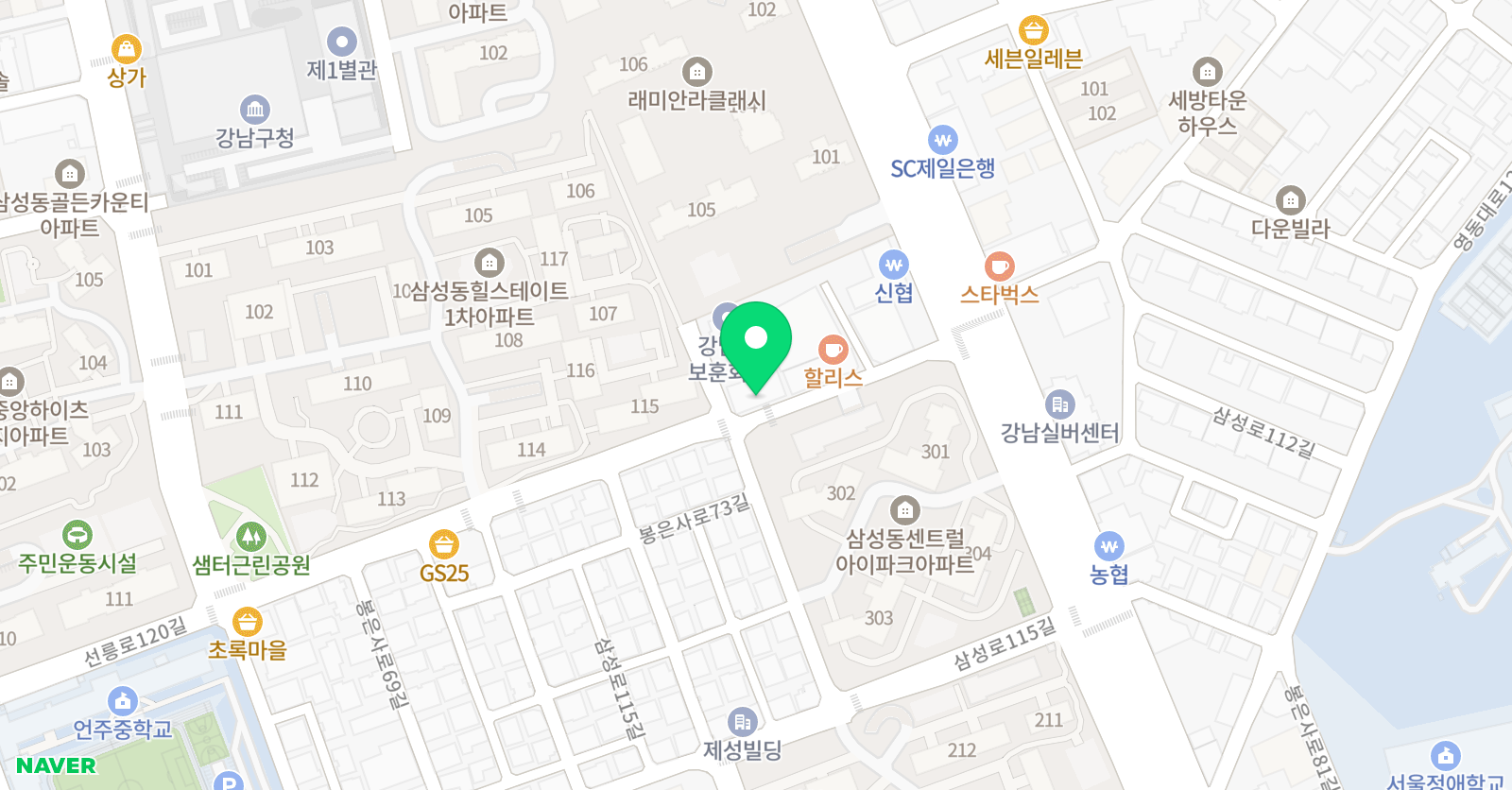 CMS 영재교육센터 사고력관 위치