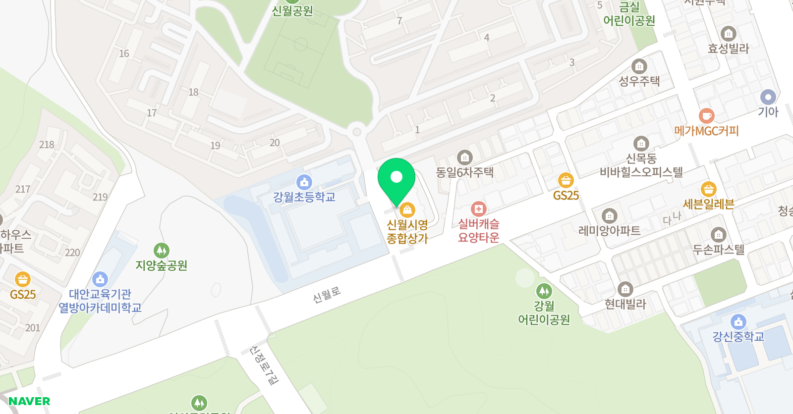 스마트해법 수학 강월초점 위치