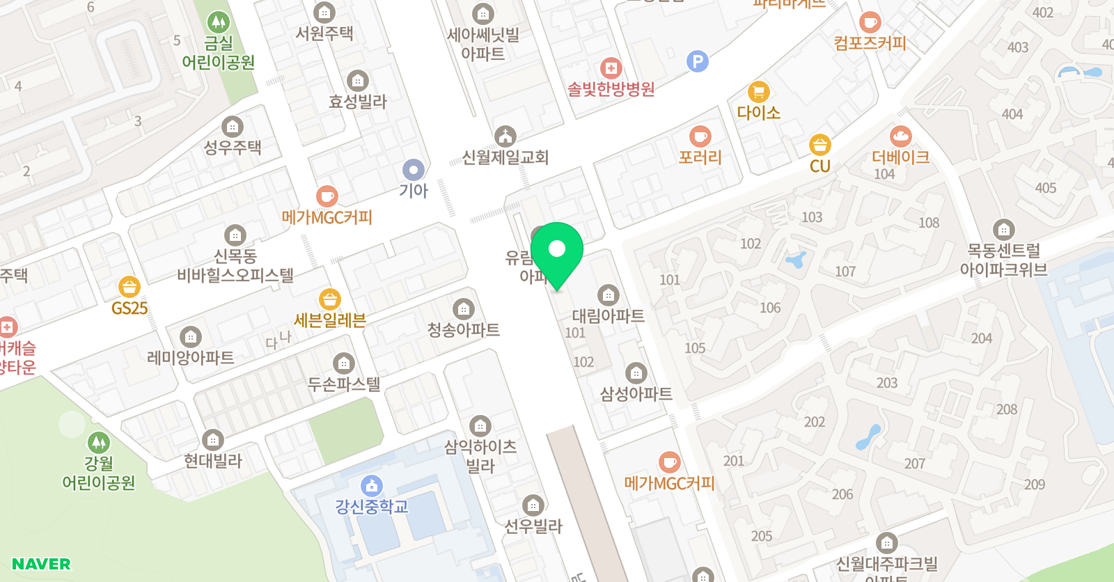 엠비 어학원 위치