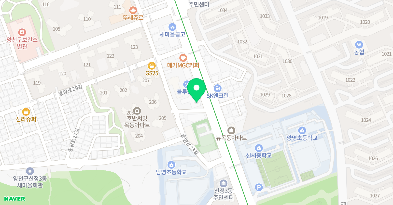 눈높이 러닝센터 신서학원 위치