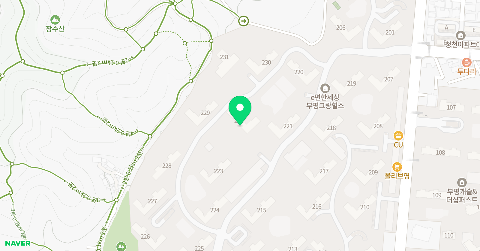 정 도수학 위치