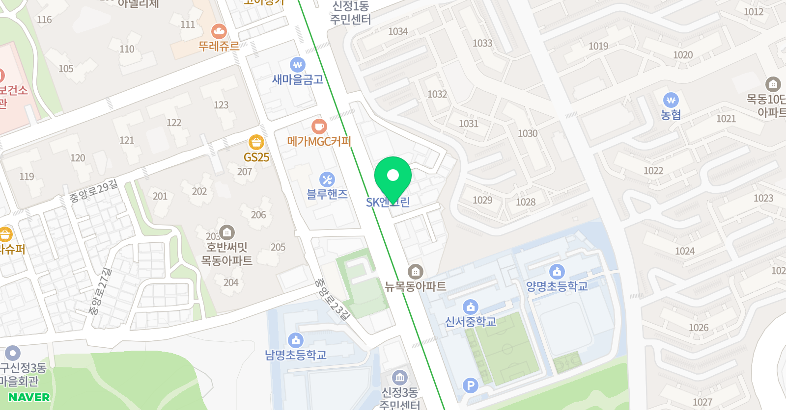 짐에이엔 아크로바틱트릭킹 위치