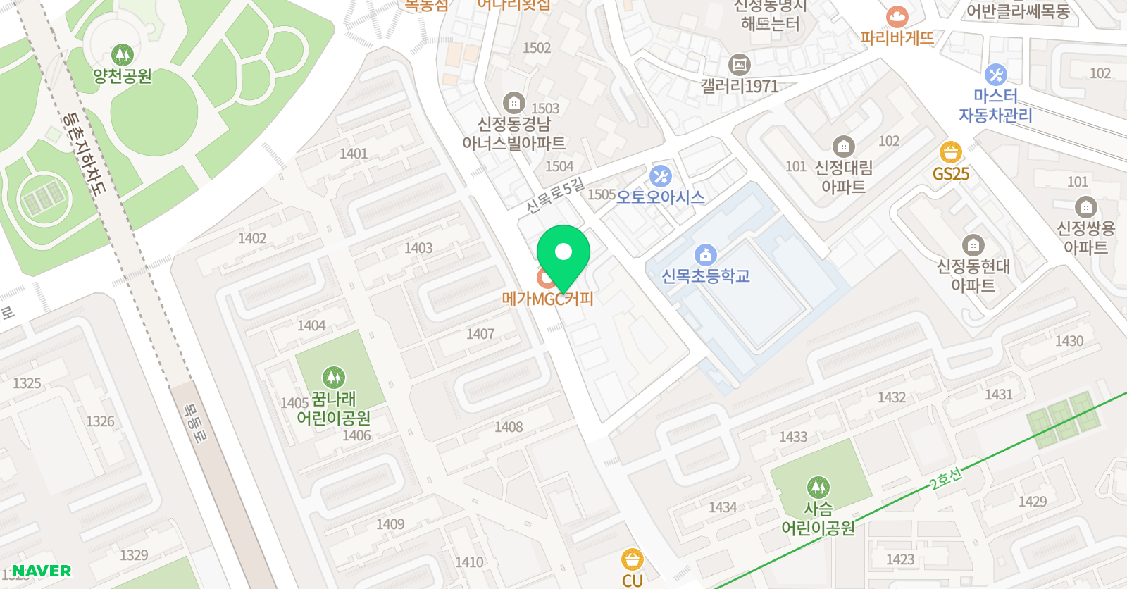 연세뮤직랩 음악학원 2관 위치