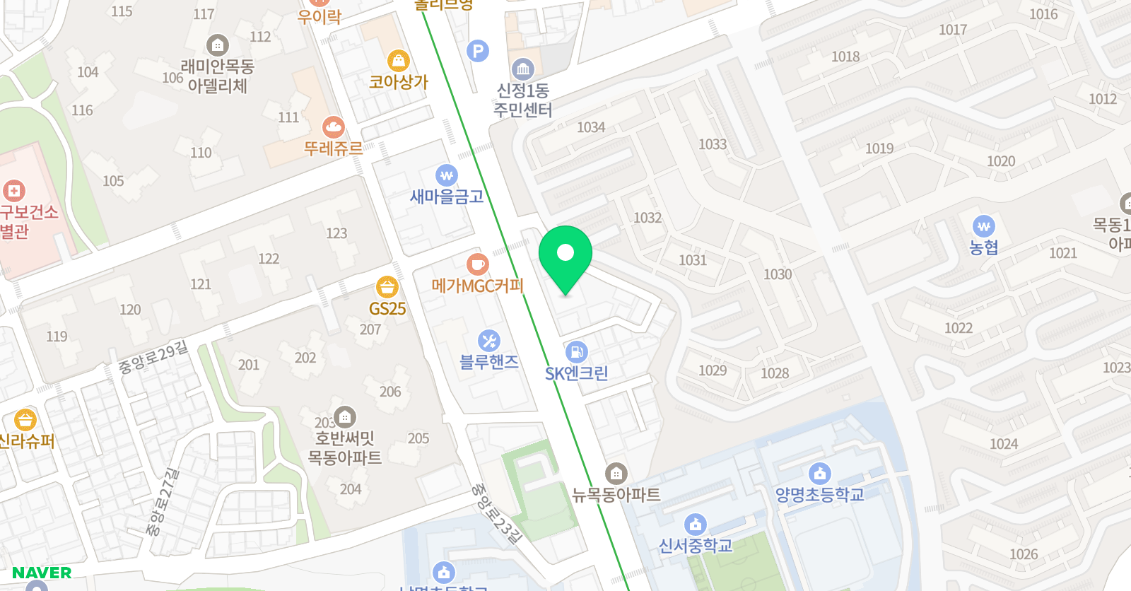 그림샘 미술학원 위치