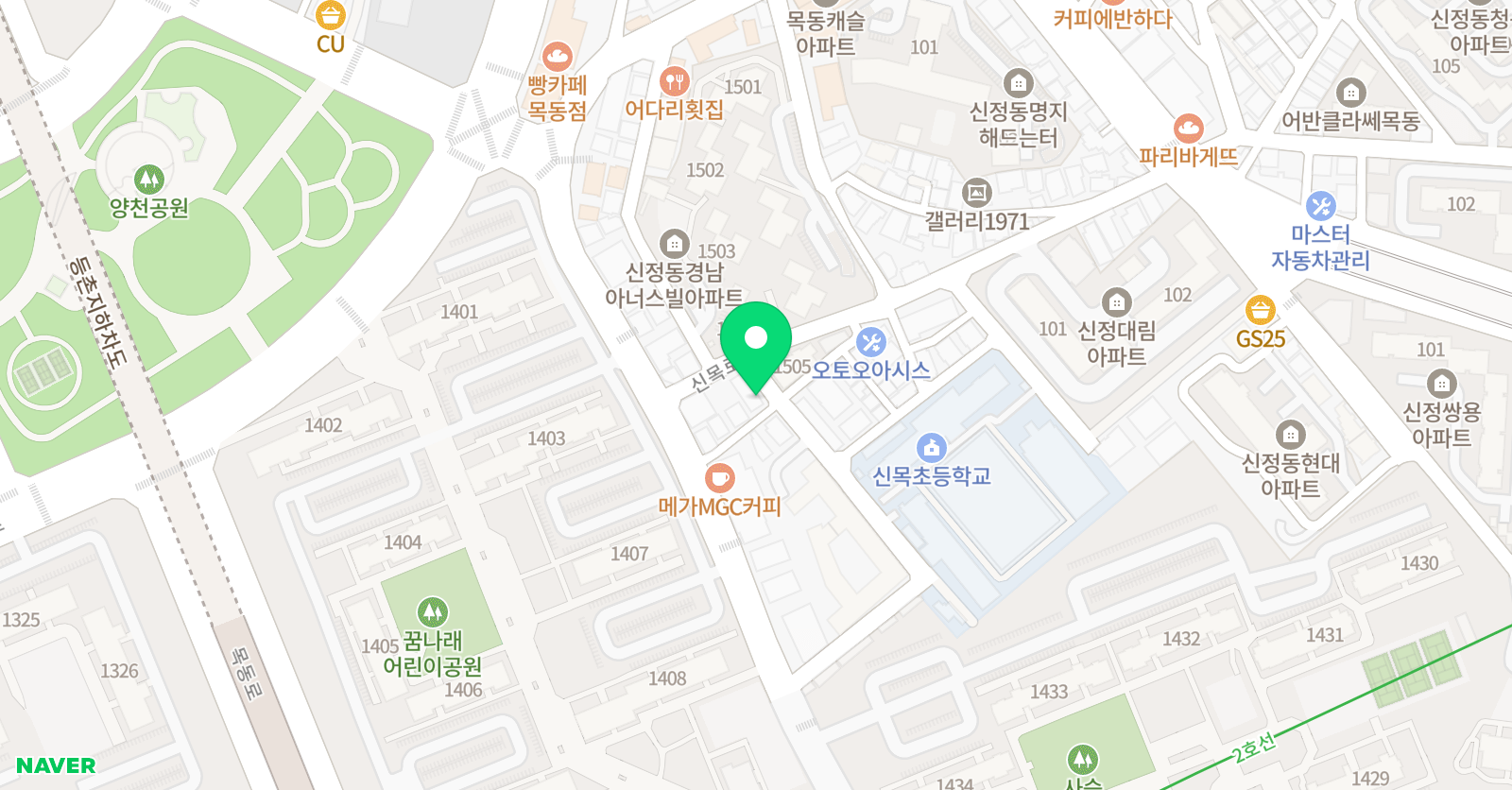 화음 음악학원 위치