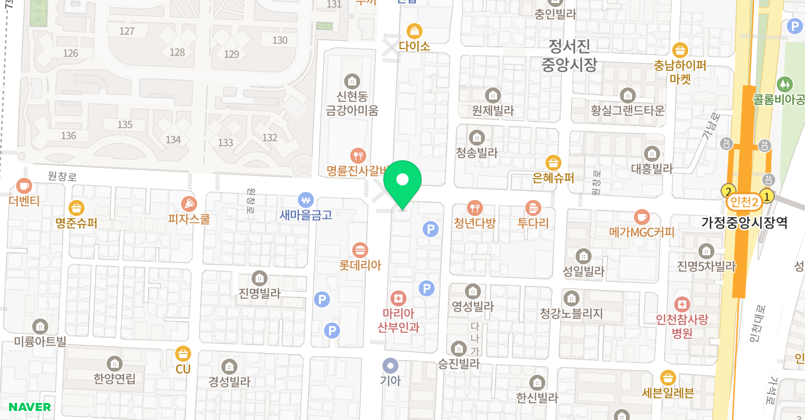영복싱 신현점 위치