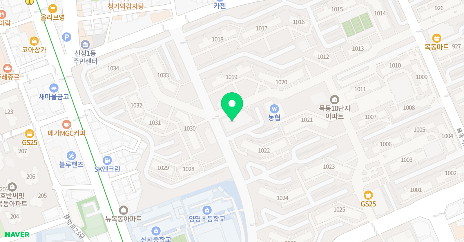 팀지니어스 수학학원 위치