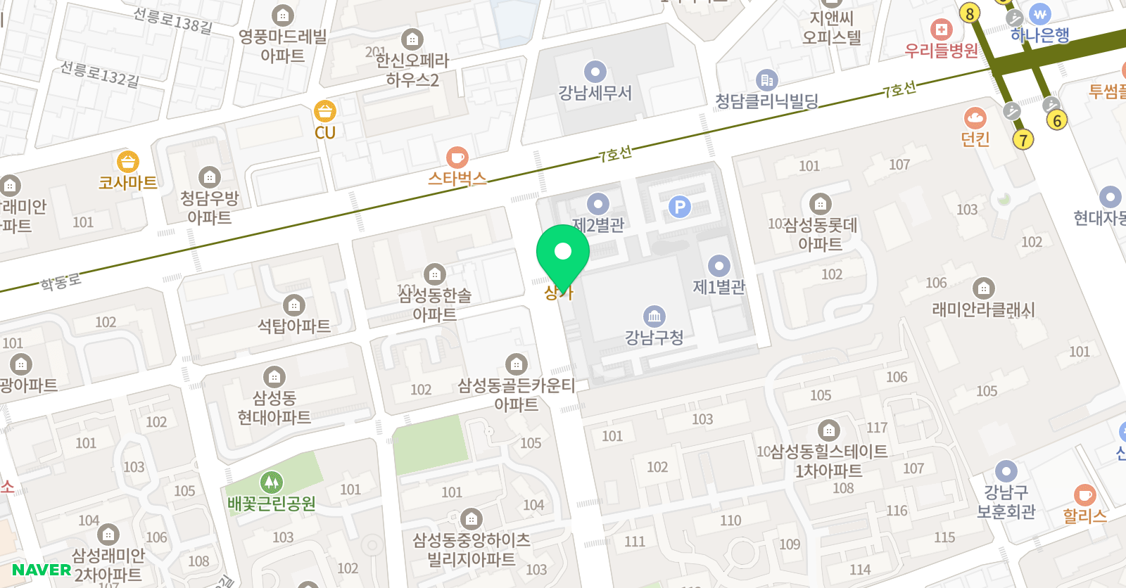 리드101 삼성직영점 위치