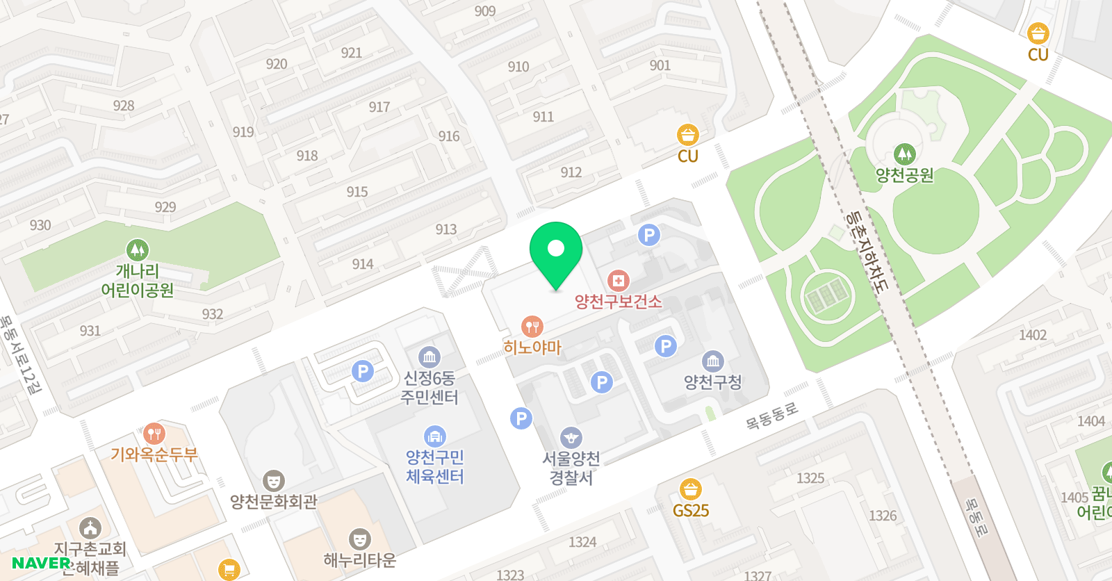 정상 수학학원 매셀프 목동분원 위치