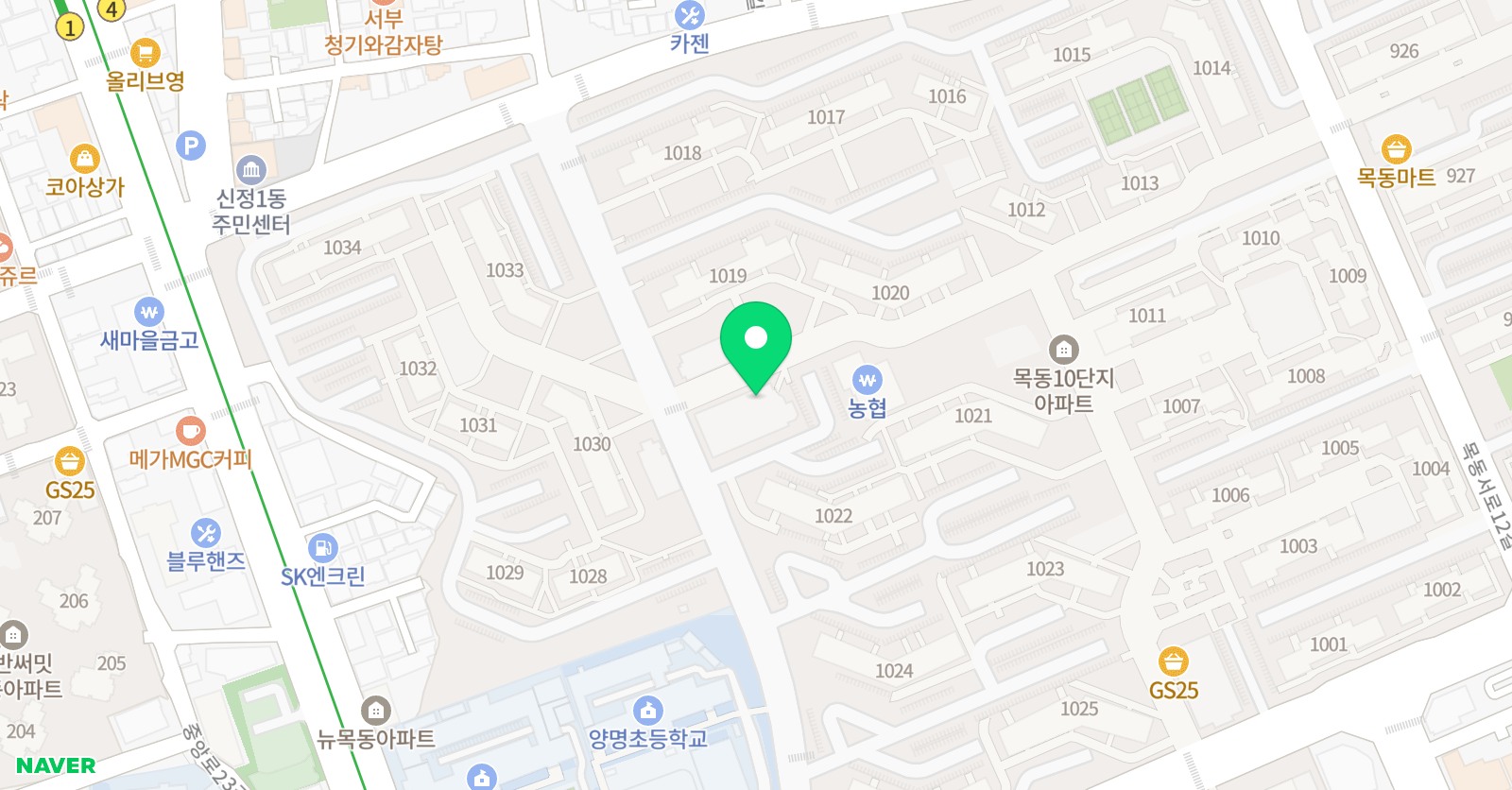 트윈클딸기아트 학원 위치