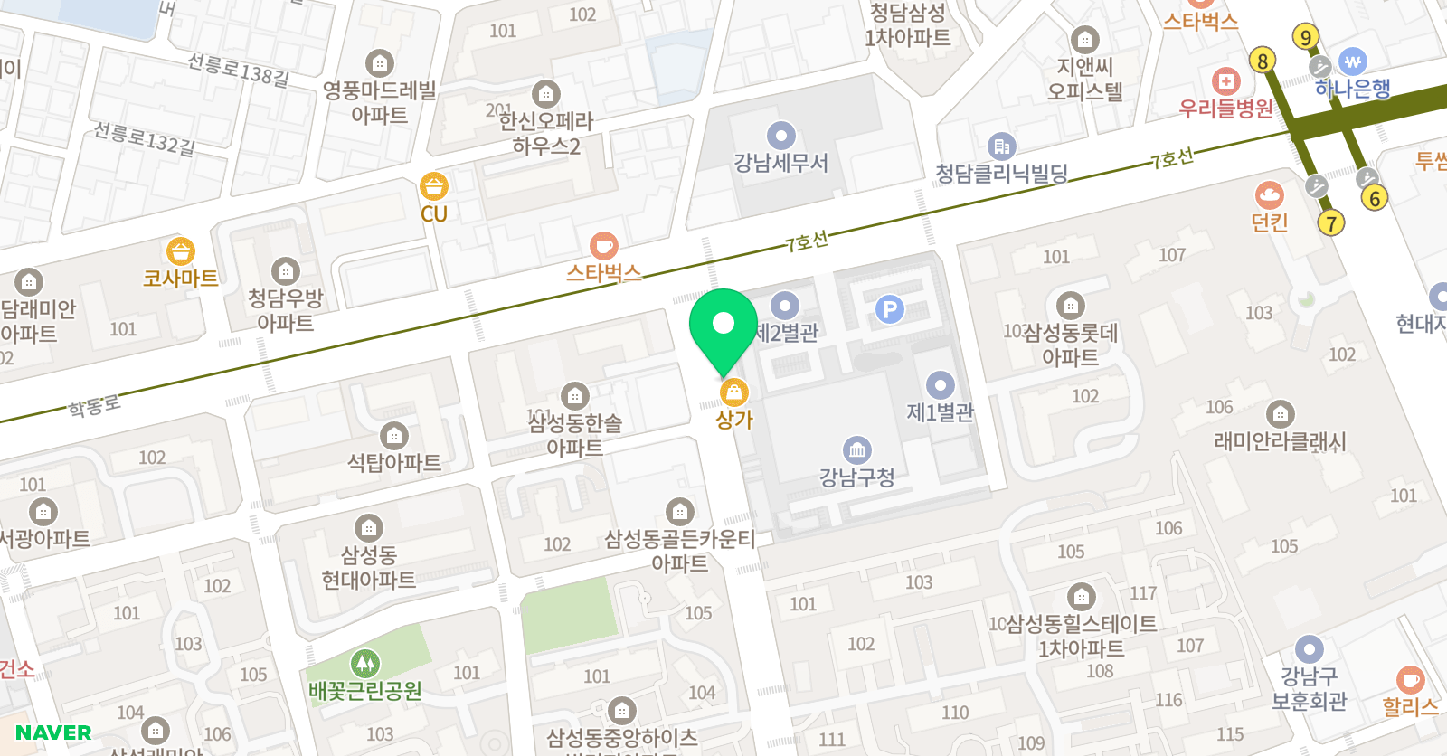 리딩엠 삼성교육센터 위치