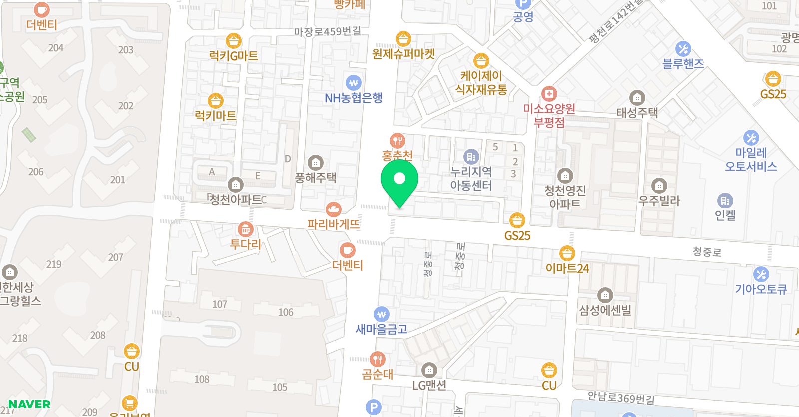 구성진 수학과학학원 위치