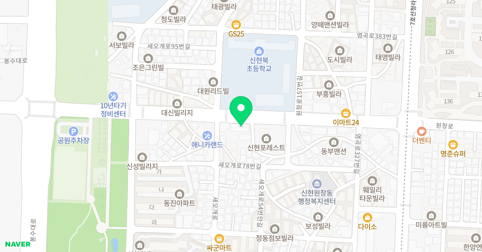 예원 음악미술학원 위치